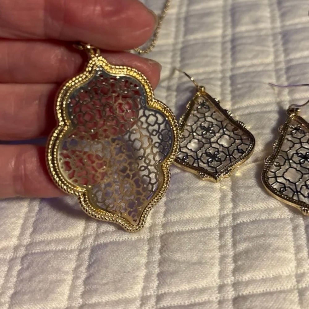 Gold & silver set in the style of famous designer - Picture 6 of 6